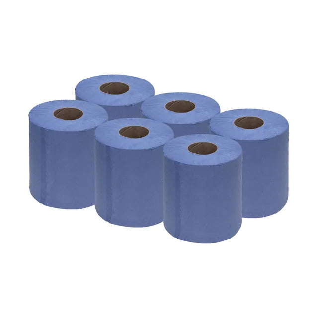 Workshop 2 Ply Blue Roll 180mm x 78mtr