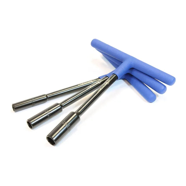 T-BAR Premium Black/blue 8,10,12MM
