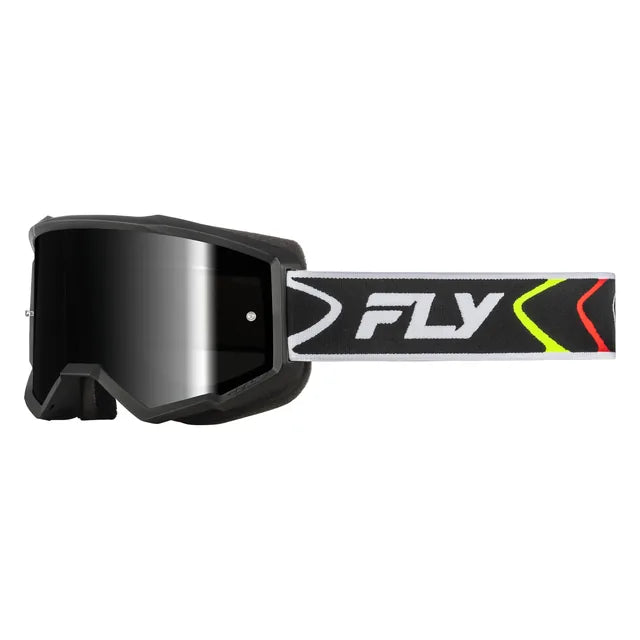 Zone Goggle (White/Black), Iridescent Green Mirror Lens