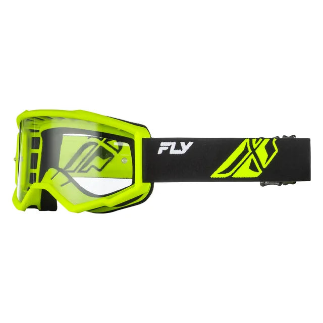 Focus Goggle (Black/White), Clear Lens